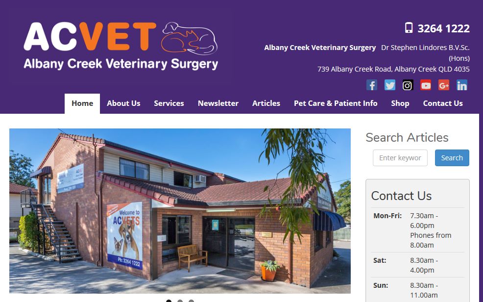 Albany Creek Veterinary Surgery Dogs Australia