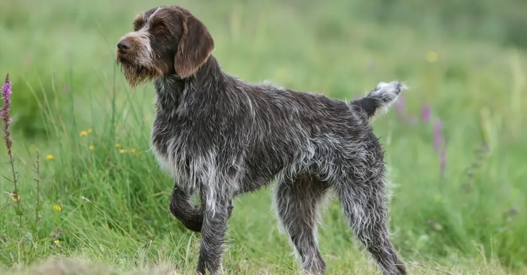 Cesky Fousek Dog walk exercise